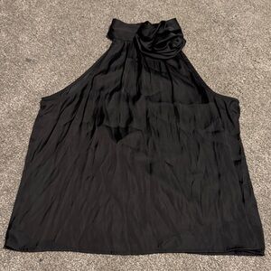 Worthington Black Halter Blouse